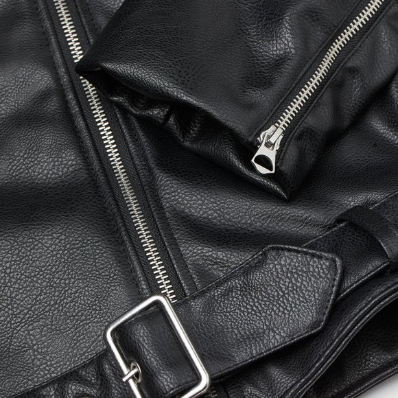 H&M Faux Leather Biker Jacket - Picture 5 of 5